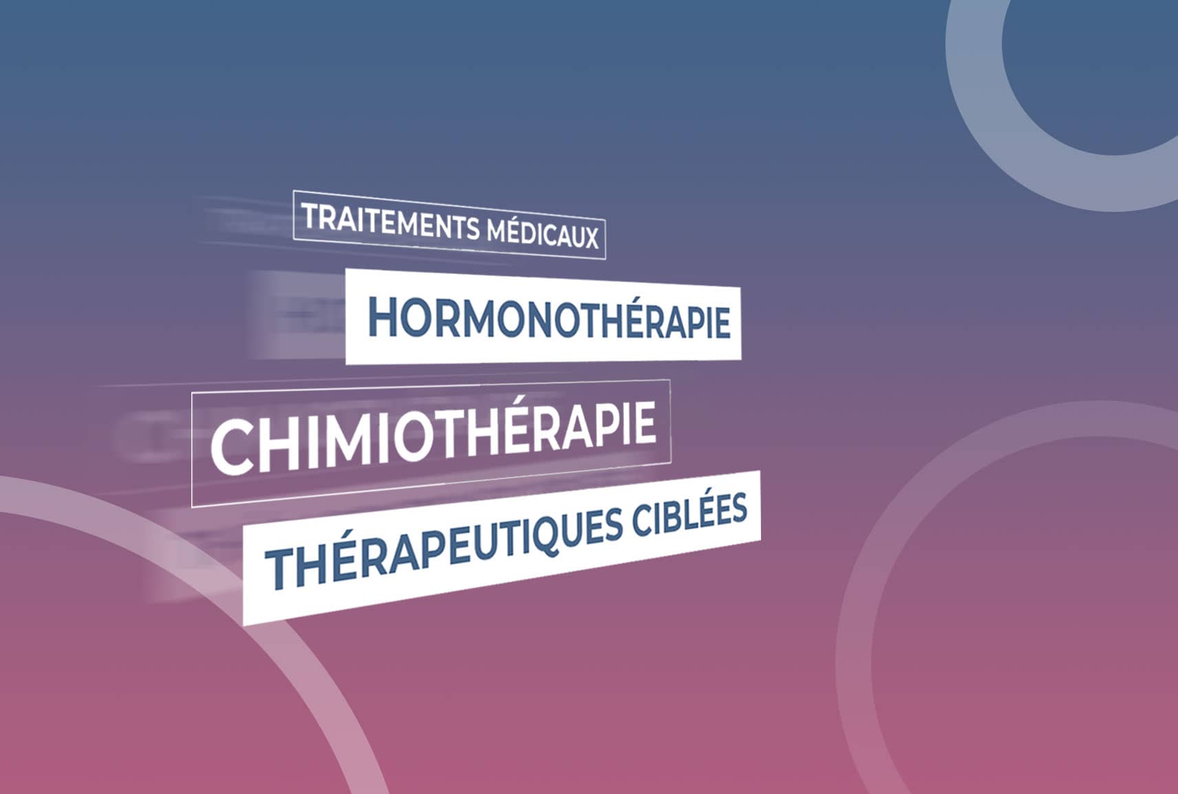 Les traitements médicaux du cancer du sein | Paris | L'Institut Du Sein