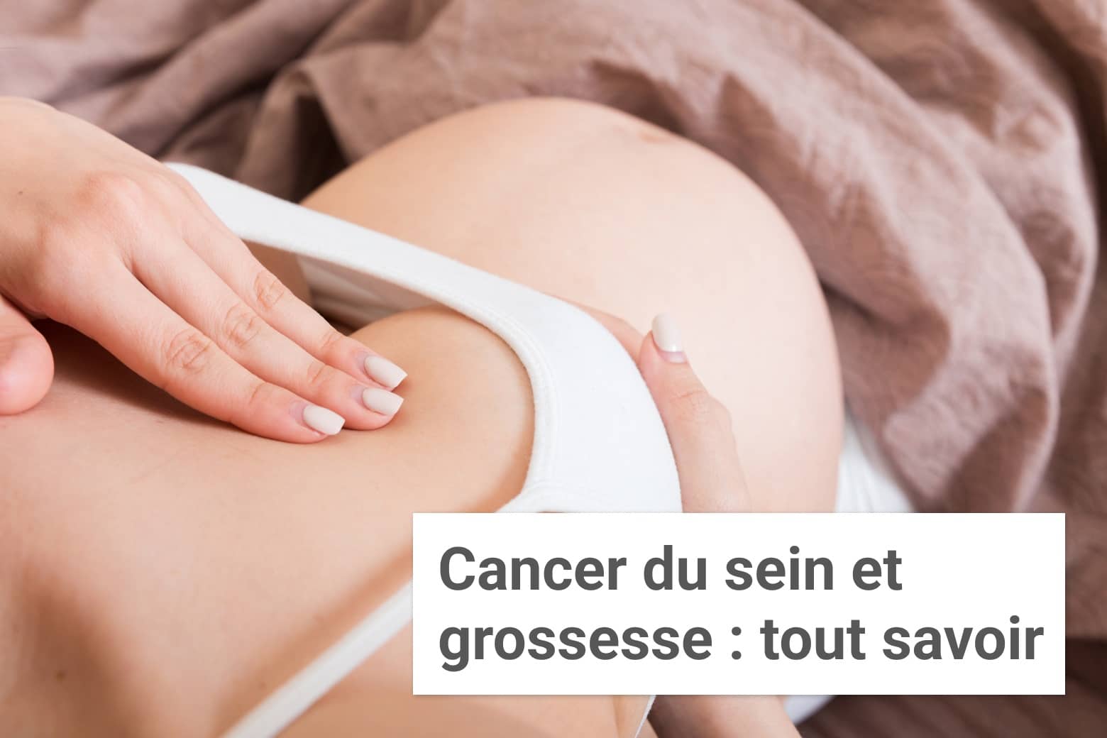 Cancer du sein et grossesse | Institut du Sein | Paris